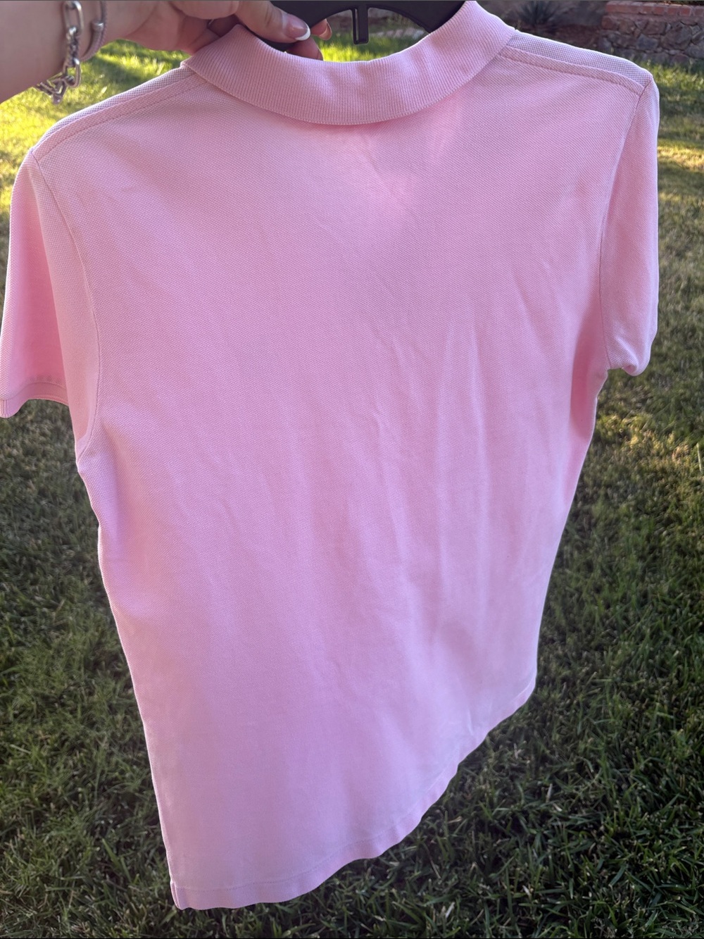 Ralph Lauren The Iconic Classic Fit Light Pink Polo Size Medium 👚 - Picture 5 of 8